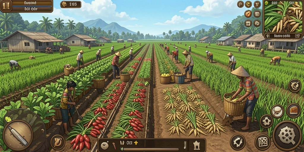 Tampilan grafis yang menakjubkan dalam permainan.