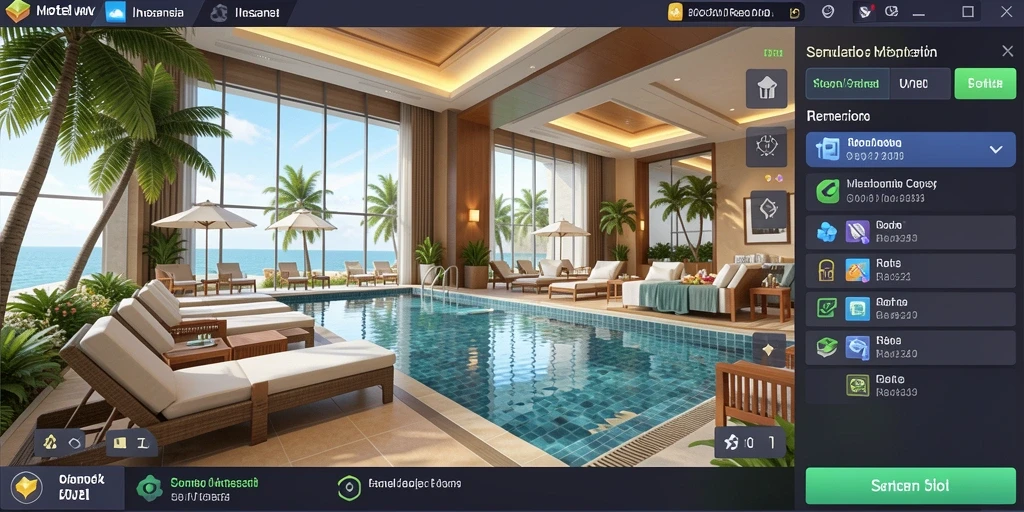 Screenshot menunjukkan tampilan awal permainan yang menarik.