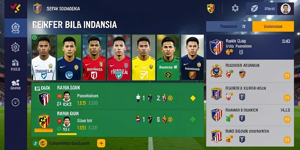 Antarmuka pengguna aplikasi TOTO20 yang menarik.
